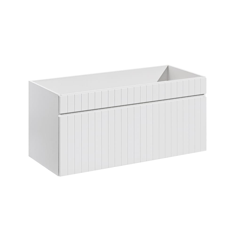 wohnli-moebel-suche-Waschtischunterschrank-1-Schublade-Weiss-100cm Wohnli Möbelsuche - Waschtischunterschrank 1 Schublade