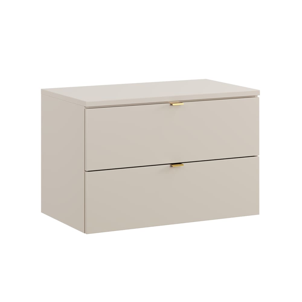 wohnli-moebel-suche-Waschtischunterschrank-2-Schubladen-Kaschmir-80cm Wohnli Möbelsuche - Waschtischunterschrank 2 Schubladen