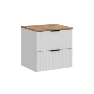 wohnli-moebel-suche-Waschtischunterschrank-2-Schubladen-Weiss-60cm Wohnli Möbelsuche - Waschtischunterschrank 2 Schubladen