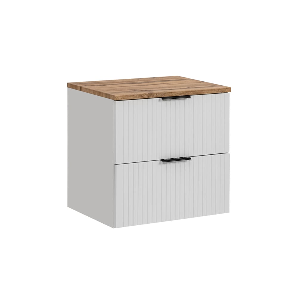 wohnli-moebel-suche-Waschtischunterschrank-2-Schubladen-Weiss-60cm Wohnli Möbelsuche - Waschtischunterschrank 2 Schubladen