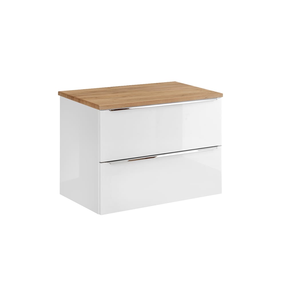 wohnli-moebel-suche-Waschtischunterschrank-2-Schubladen-Weiss-80cm Wohnli Möbelsuche - Waschtischunterschrank 2 Schubladen