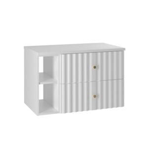 wohnli-moebel-suche-Waschtischunterschrank-2-Schubladen-Weiss-80cm Wohnli Möbelsuche - Waschtischunterschrank 2 Schubladen