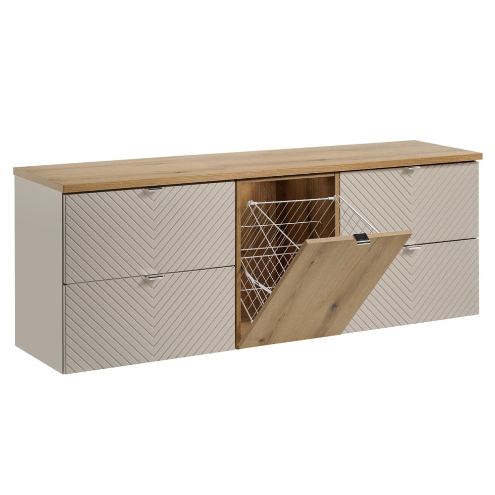 wohnli-moebel-suche-Waschtischunterschrank-4-Schubladen-Kaschmir-160cm Wohnli Möbelsuche - Waschtischunterschrank 4 Schubladen