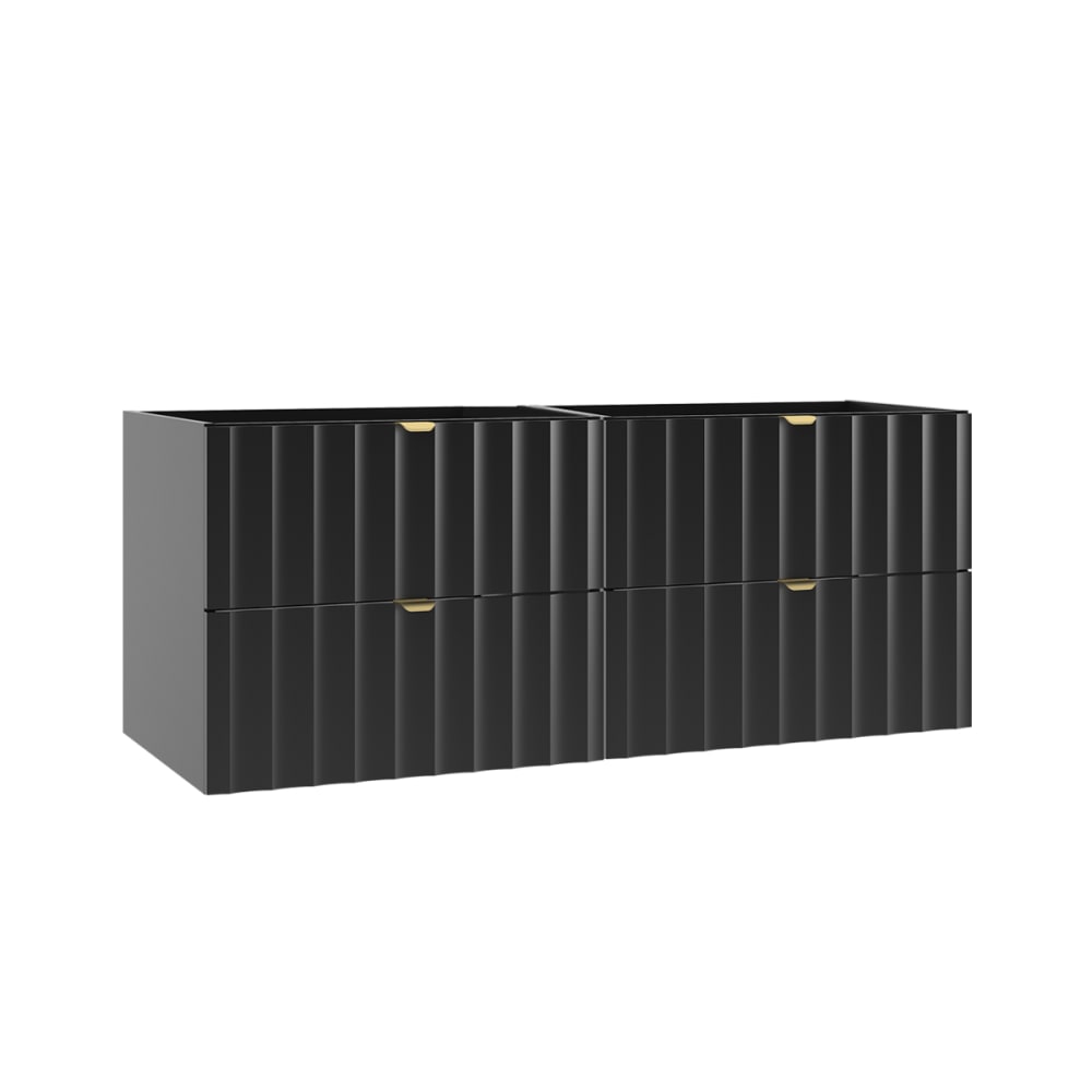 wohnli-moebel-suche-Waschtischunterschrank-4-Schubladen-Schwarz-120cm Wohnli Möbelsuche - Waschtischunterschrank 4 Schubladen