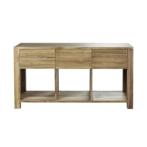 Wohnli Möbelsuche - Waschtischunterschrank aus massivem Teakholz 145 cm