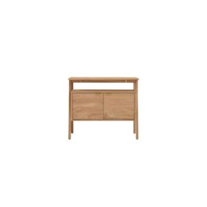 Wohnli Möbelsuche - Waschtischunterschrank aus massiver Eiche 90 cm