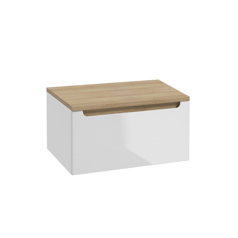 wohnli-moebel-suche-Waschtischunterschrank-mit-1-Schublade-Weiss-60cm Wohnli Möbelsuche - Waschtischunterschrank mit 1 Schublade