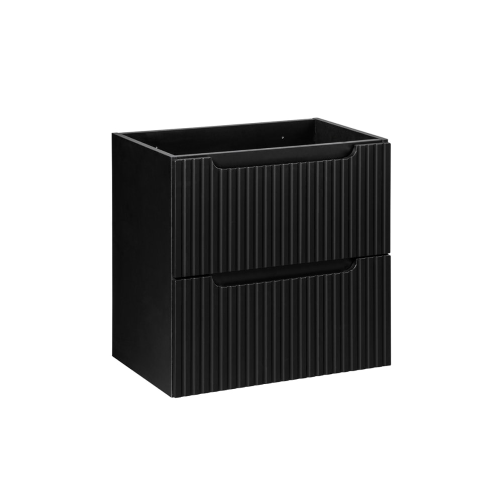 wohnli-moebel-suche-Waschtischunterschrank-mit-2-Schubladen-Schwarz-60cm Wohnli Möbelsuche - Waschtischunterschrank mit 2 Schubladen