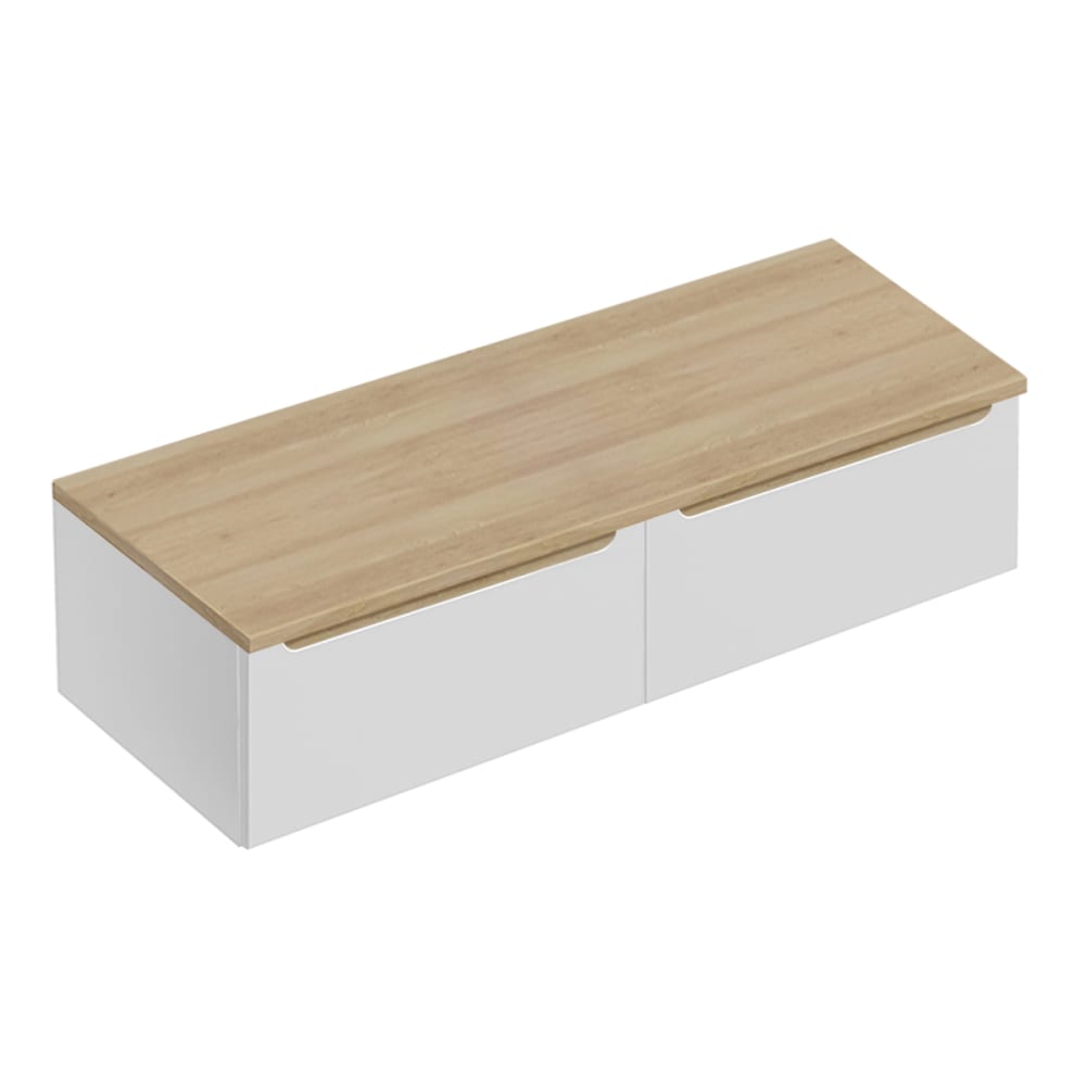 wohnli-moebel-suche-Waschtischunterschrank-mit-2-Schubladen-Weiss-120cm Wohnli Möbelsuche - Waschtischunterschrank mit 2 Schubladen