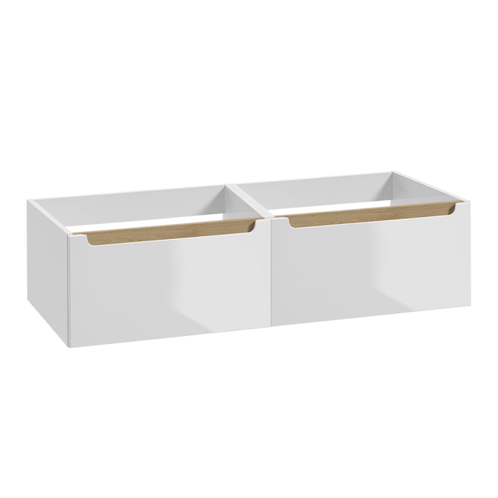 wohnli-moebel-suche-Waschtischunterschrank-mit-2-Schubladen-Weiss-120cm Wohnli Möbelsuche - Waschtischunterschrank mit 2 Schubladen