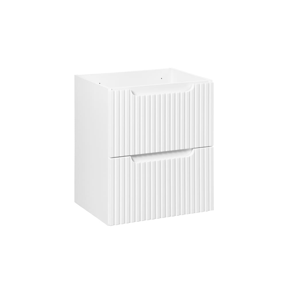 wohnli-moebel-suche-Waschtischunterschrank-mit-2-Schubladen-Weiss-50cm Wohnli Möbelsuche - Waschtischunterschrank mit 2 Schubladen