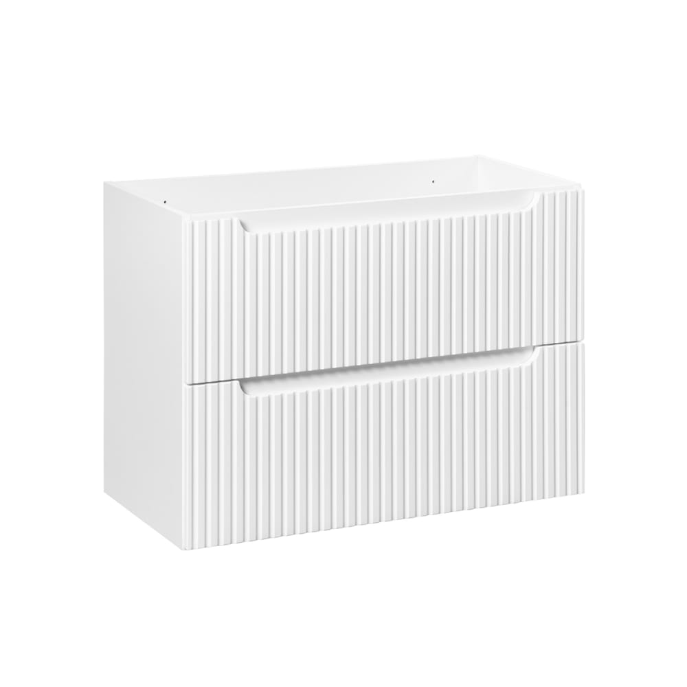 wohnli-moebel-suche-Waschtischunterschrank-mit-2-Schubladen-Weiss-80cm Wohnli Möbelsuche - Waschtischunterschrank mit 2 Schubladen