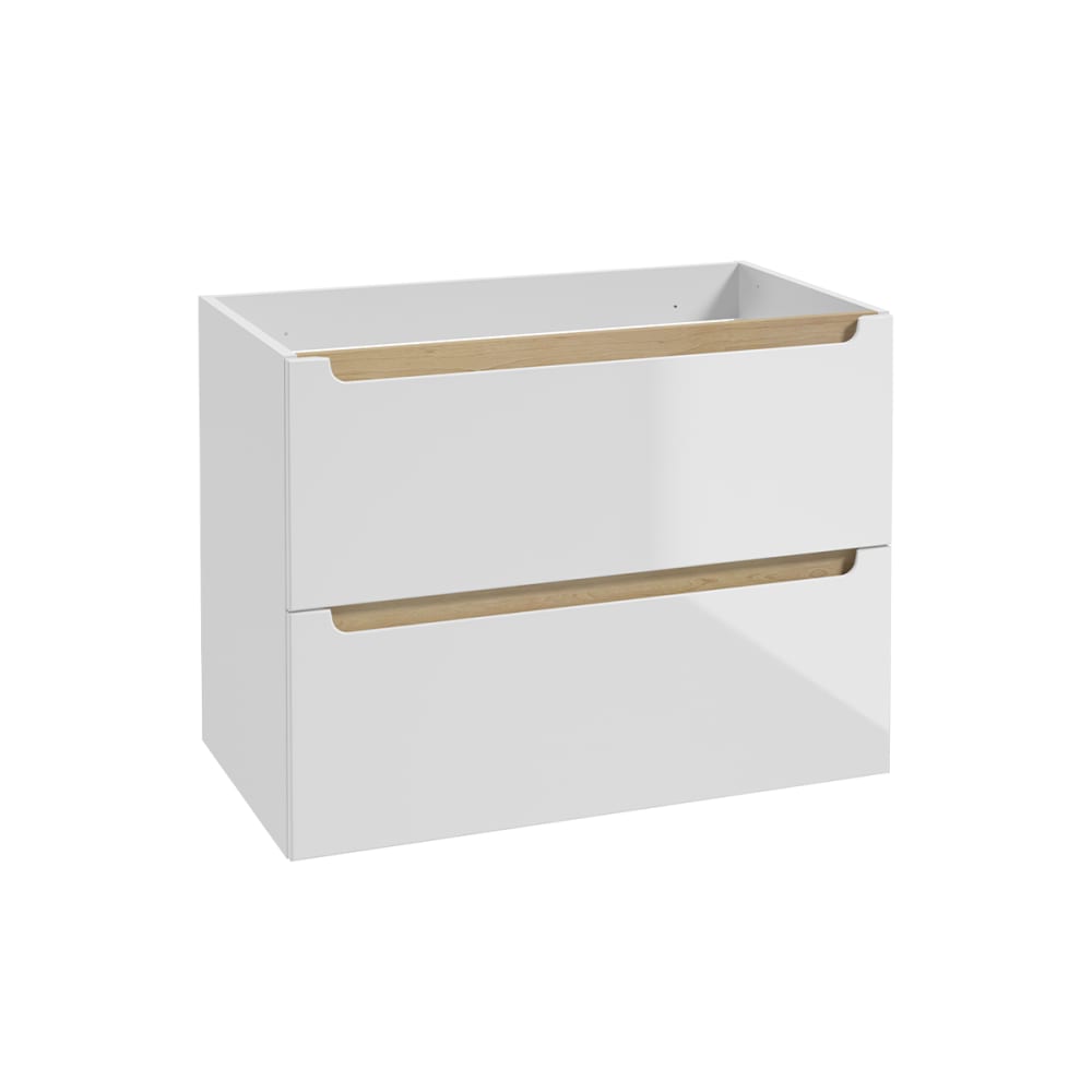 wohnli-moebel-suche-Waschtischunterschrank-mit-2-Schubladen-Weiss-80cm Wohnli Möbelsuche - Waschtischunterschrank mit 2 Schubladen