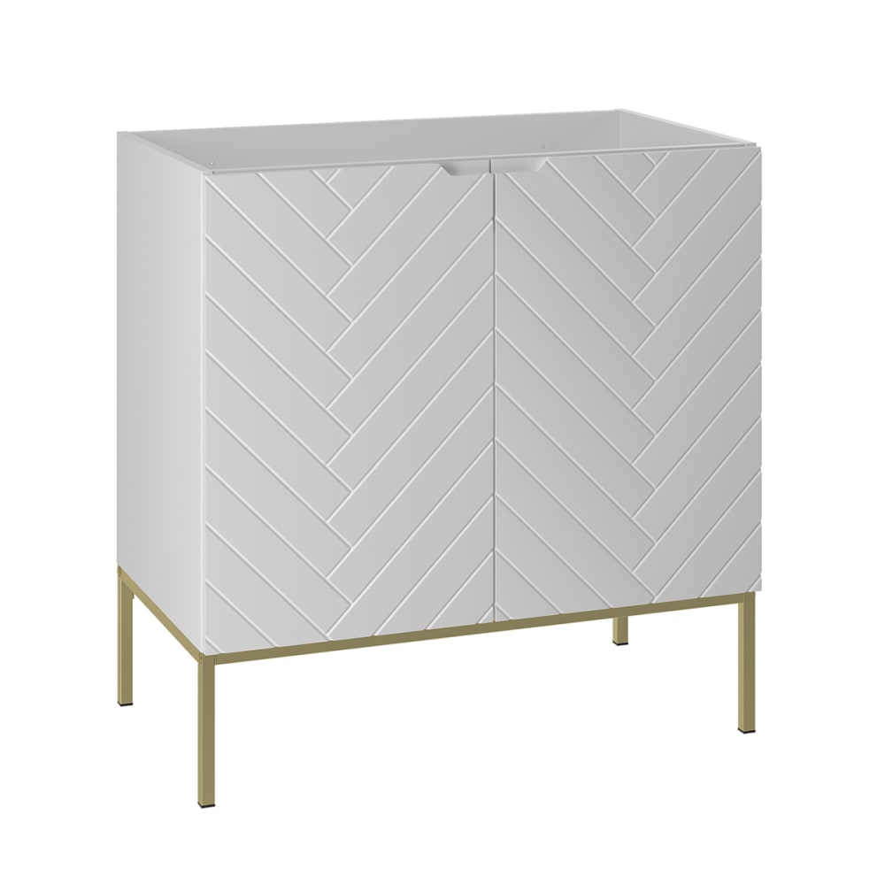 wohnli-moebel-suche-Waschtischunterschrank-mit-2-Tueren-Weiss-80cm Wohnli Möbelsuche - Waschtischunterschrank mit 2 Türen