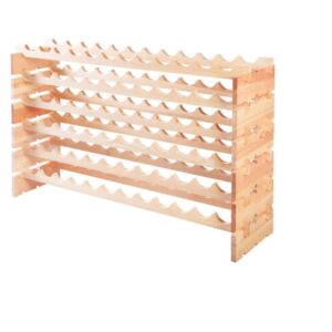 wohnli-moebel-suche-Weinregal-aus-Holz-119-x-29-x-715-cm-Braun Wohnli Möbelsuche - Weinregal aus Holz 119 x 29 x 71