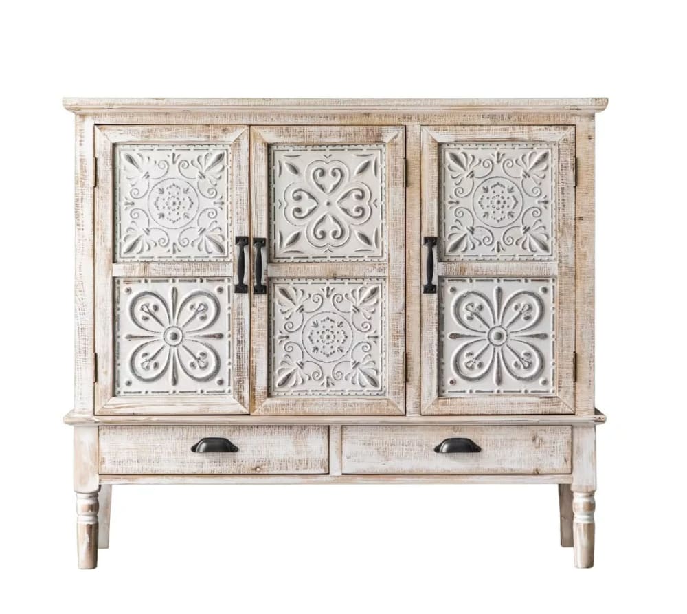 wohnli-moebel-suche-Weiss-patiniertes-Sideboard-aus-Tannenholz Wohnli Möbelsuche - Weiß patiniertes Sideboard aus Tannenholz