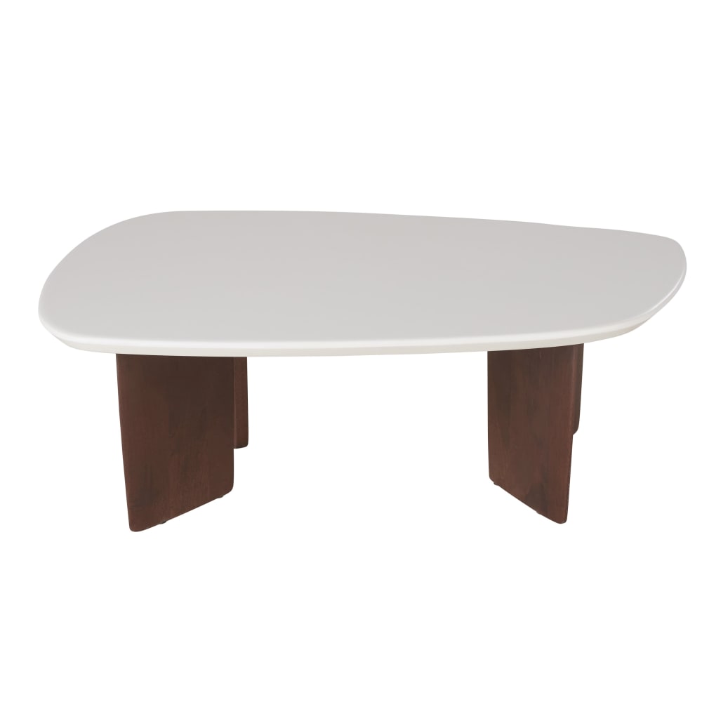 wohnli-moebel-suche-Weisser-Couchtisch-mit-Fuessen-aus-Akazienholz-L114cm Wohnli Möbelsuche - Weißer Couchtisch mit Füßen aus Akazienholz