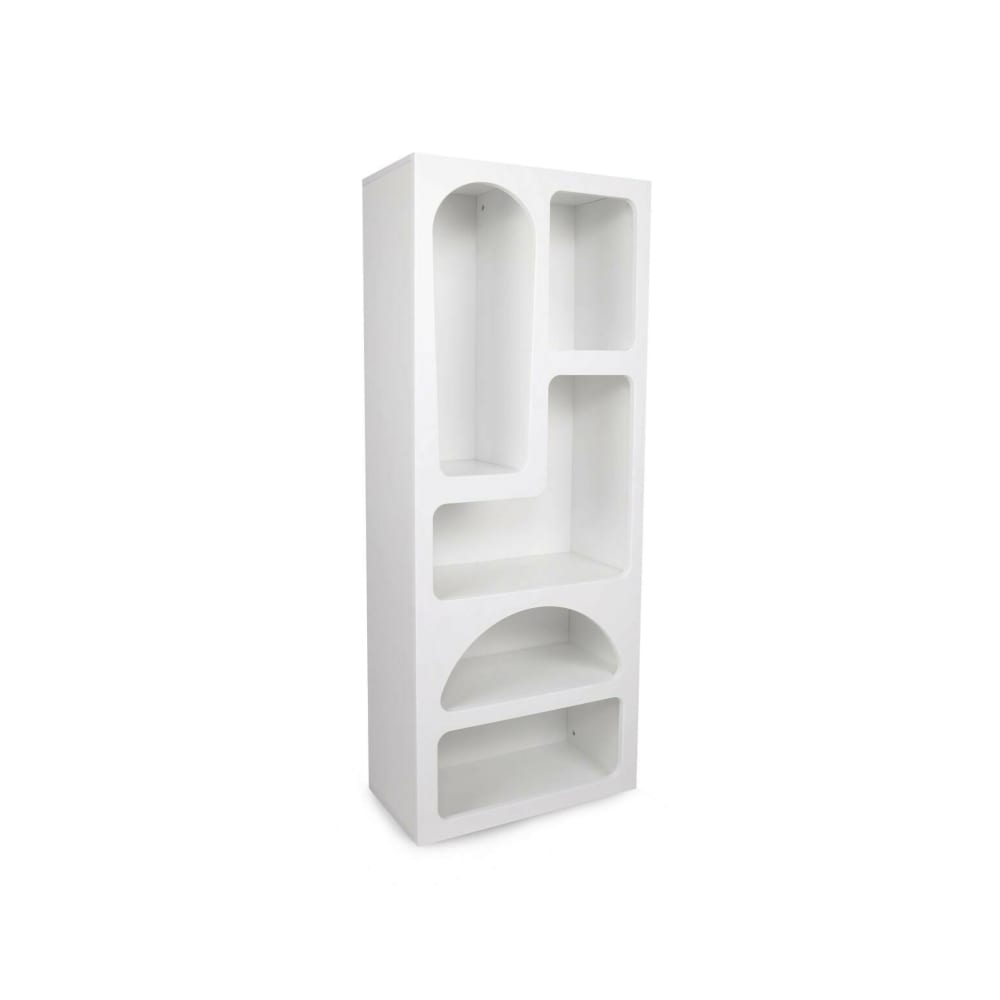wohnli-moebel-suche-Weisses-Sideboard-in-Holzoptik-60-x-32-x-150-cm Wohnli Möbelsuche - Weißes Sideboard in Holzoptik