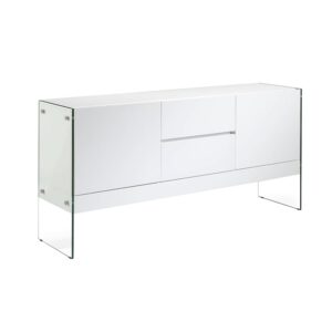 wohnli-moebel-suche-Weisses-Sideboard-mit-Glasseiten Wohnli Möbelsuche - Weißes Sideboard mit Glasseiten