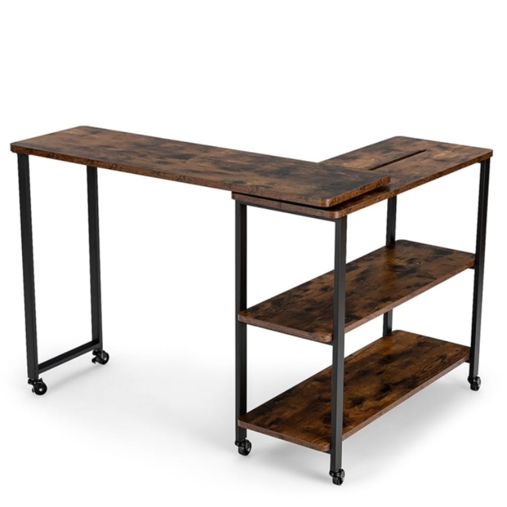 Wohnli Möbelsuche - Winkelschreibtisch aus Holz 80 x 30 x 67 cm