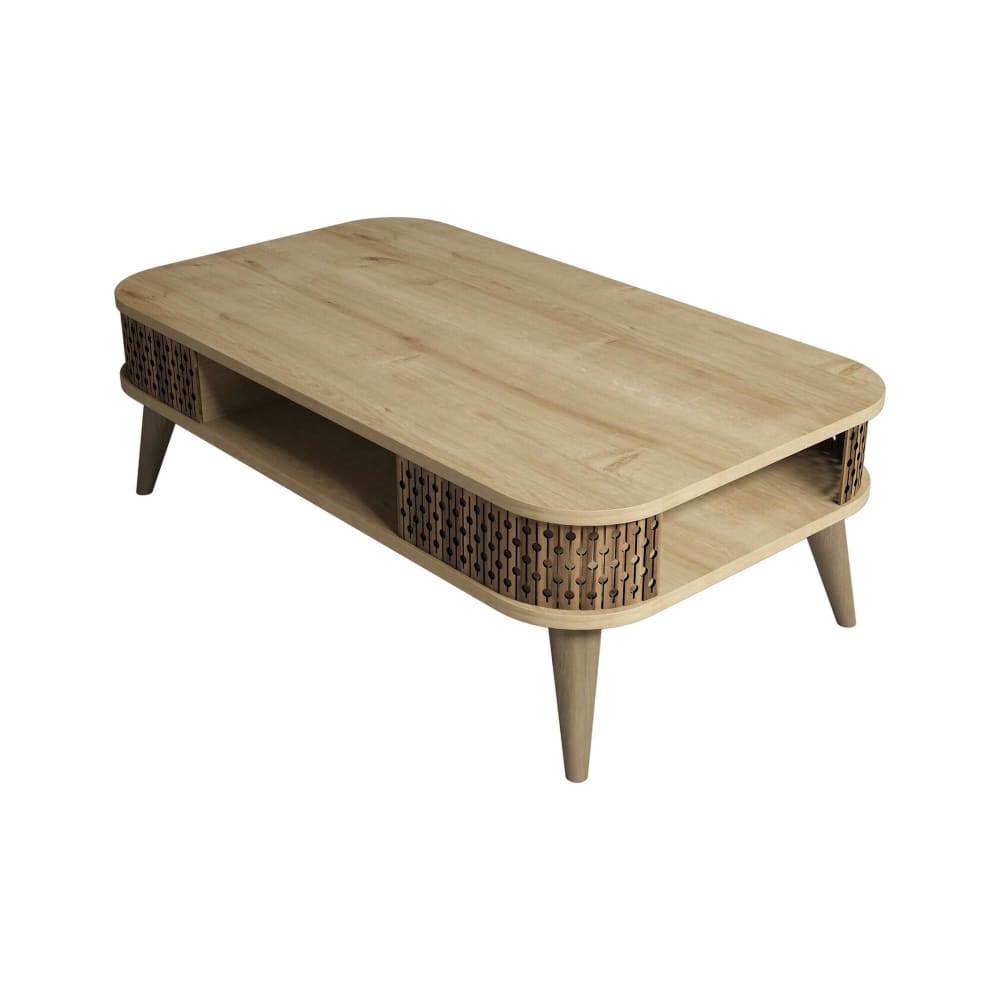 wohnli-moebel-suche-Wohnzimmertisch-Holzeffekt-eiche-105x60-h35-cm Wohnli Möbelsuche - Wohnzimmertisch Holzeffekt eiche 105x60 h35 cm