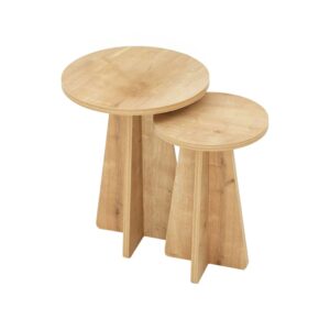 Wohnli Möbelsuche - Wohnzimmertisch Holzeffekt eiche 40x40 h50 cm