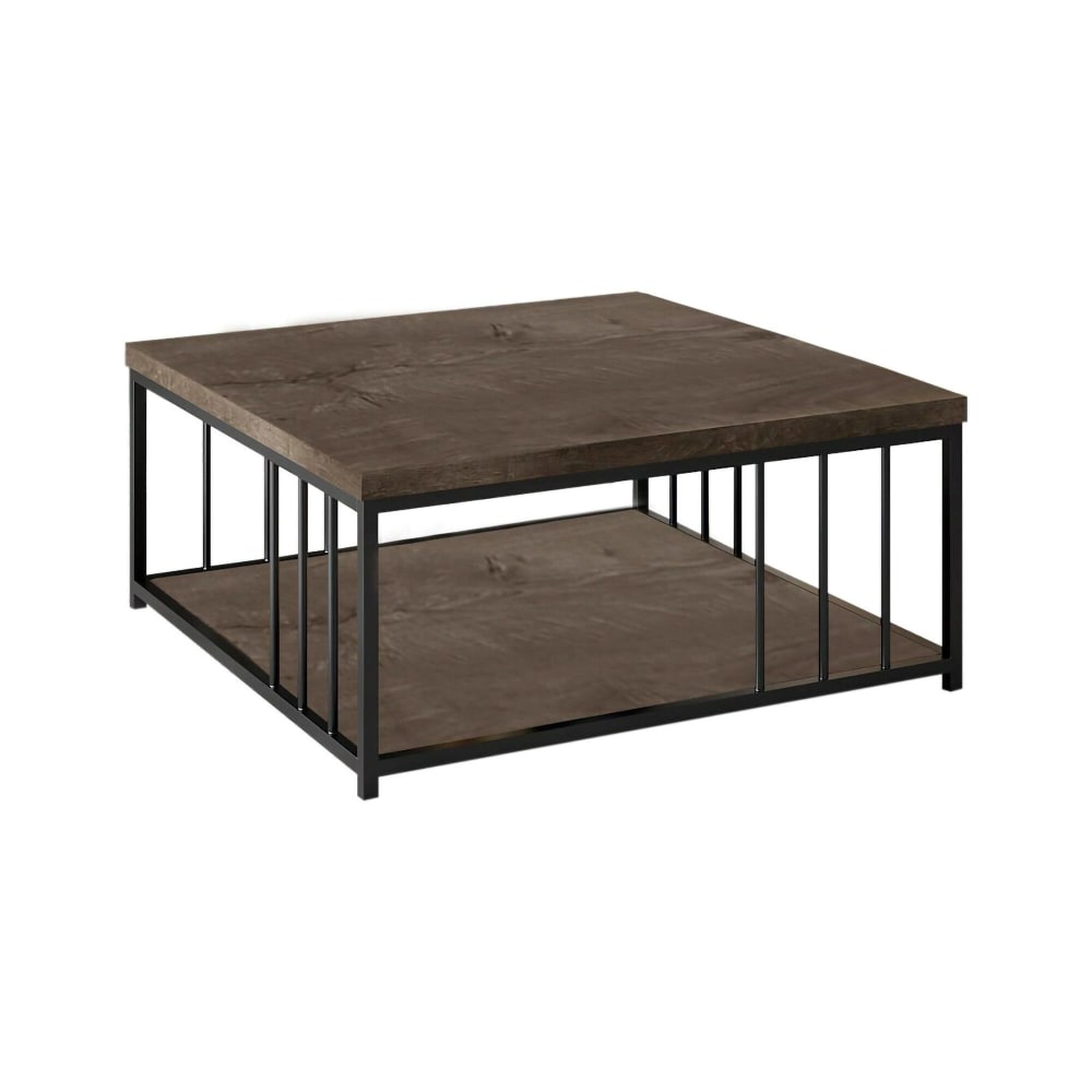 wohnli-moebel-suche-Wohnzimmertisch-Holzeffekt-walnuss-schwarz-90x90-cm Wohnli Möbelsuche - Wohnzimmertisch Holzeffekt walnuss