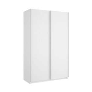Wohnli Möbelsuche - Zweitüriger Kleiderschrank mit weißem Holzeffekt