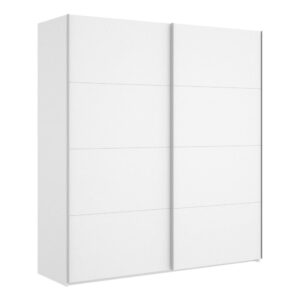 Wohnli Möbelsuche - Zweitüriger Kleiderschrank mit weißem Holzeffekt