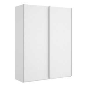 Wohnli Möbelsuche - Zweitüriger Kleiderschrank mit weißem Holzeffekt